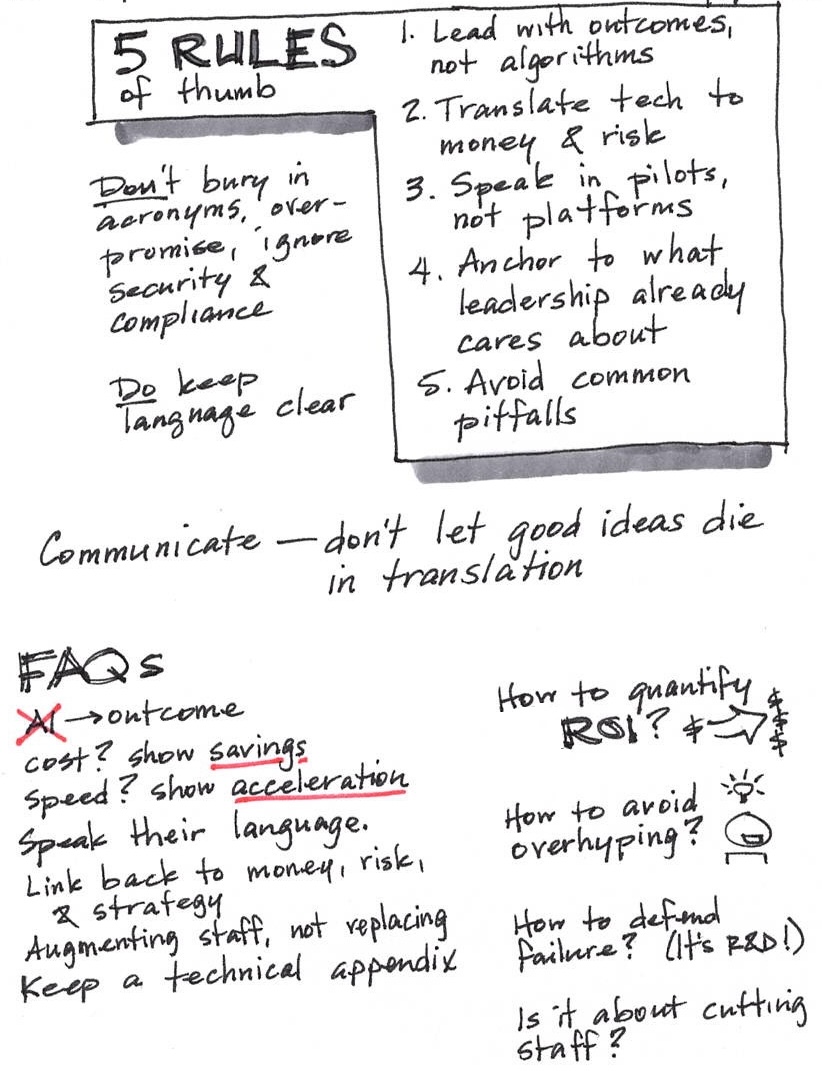 Text-focused sketchnotes